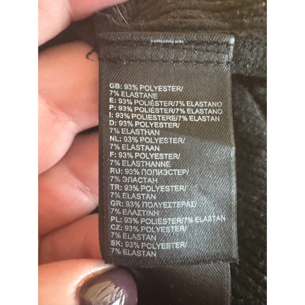 The North Face Women's Large Black Pullover Top Quarter Zip Athletic Long Sleeve - Picture 7 of 8
